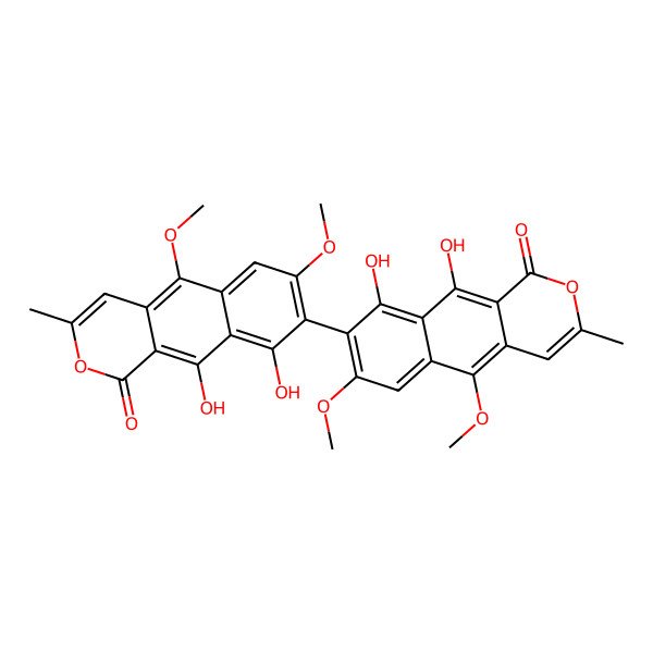 2D Structure of 8,8'-Paepalantine dimer
