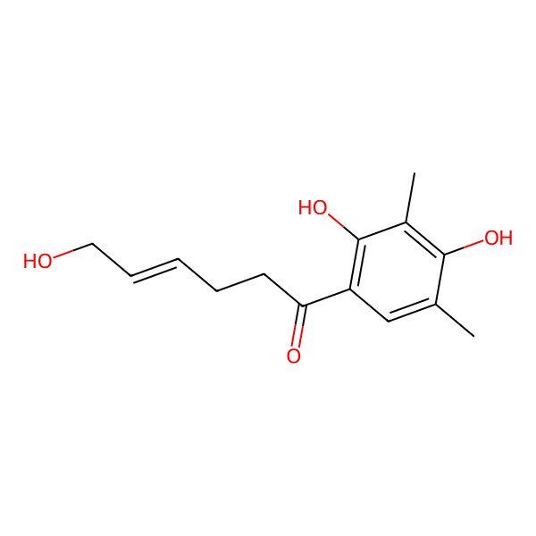 2D Structure of 8,9-Dihydro-12-hydroxysorbicillin