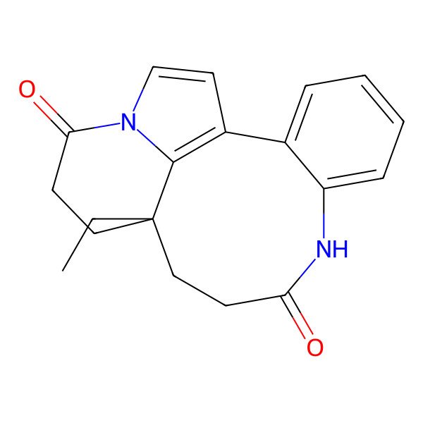2D Structure of 8a-Ethyl-7,8,8a,9,10,11-hexahydroindolizino[8,1-ef][1]benzoazonine-6(5H),11-dione