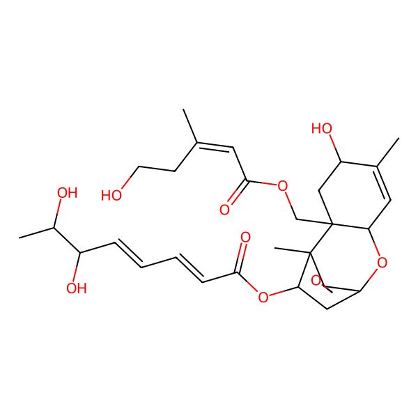 2D Structure of 8a-Hydroxyisotrichoverrin A