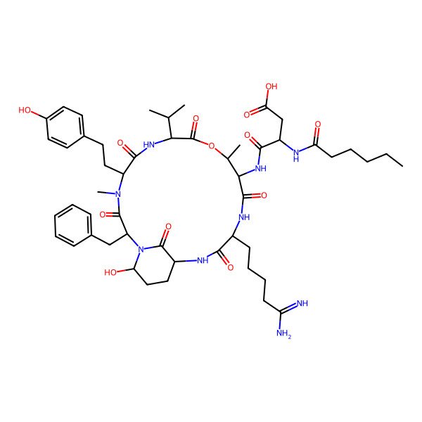 2D Structure of Cyanopeptolin CP1020