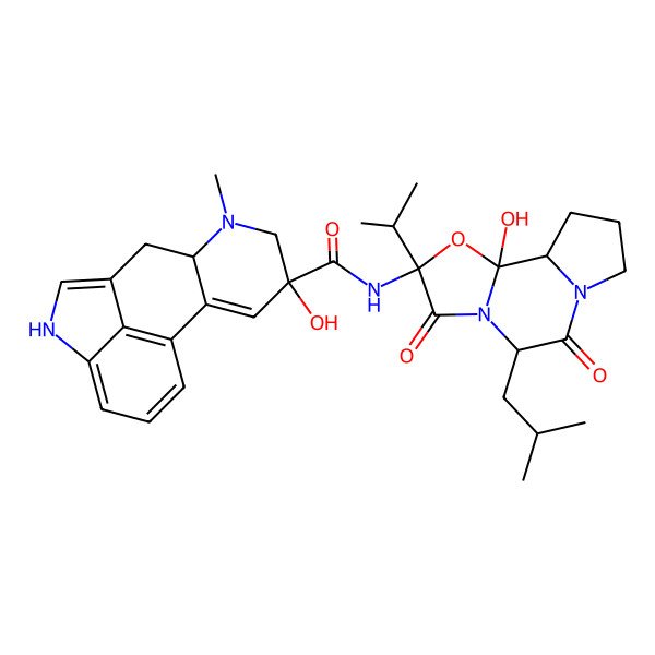 2D Structure of 8Alpha-hydroxy-alpha-ergokryptine