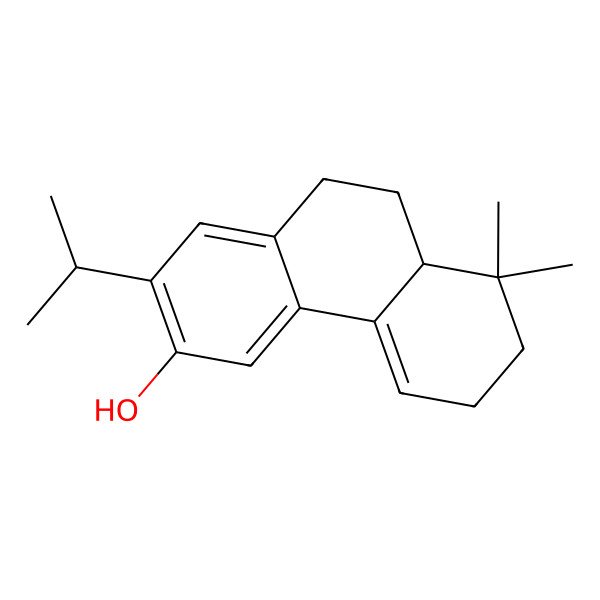 2D Structure of (8aS)-8,8-dimethyl-2-propan-2-yl-7,8a,9,10-tetrahydro-6H-phenanthren-3-ol