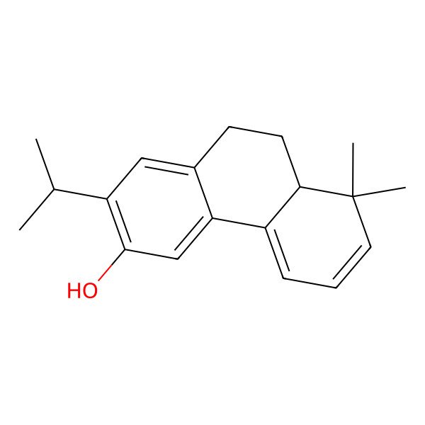 2D Structure of (8aS)-8,8-dimethyl-2-propan-2-yl-9,10-dihydro-8aH-phenanthren-3-ol