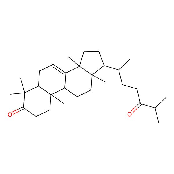 2D Structure of (5R,9R,10R,13S,14S,17S)-4,4,10,13,14-pentamethyl-17-[(2S)-6-methyl-5-oxoheptan-2-yl]-1,2,5,6,9,11,12,15,16,17-decahydrocyclopenta[a]phenanthren-3-one