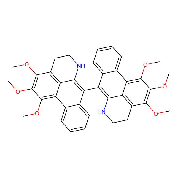 2D Structure of 7,7'-bis(dehydro-O-methylisopiline)