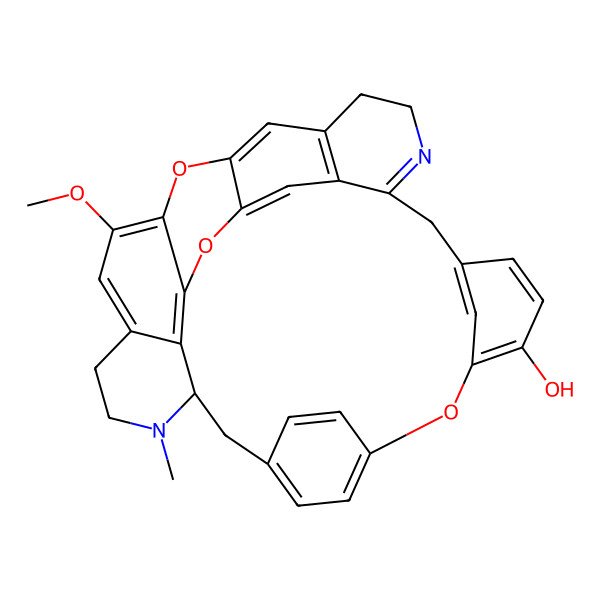 2D Structure of 27-Methoxy-22-methyl-15,29,31-trioxa-7,22-diazaoctacyclo[19.9.3.216,19.14,30.110,14.03,8.025,33.028,32]heptatriaconta-1(30),2,4(34),7,10(37),11,13,16,18,25,27,32,35-tridecaen-13-ol