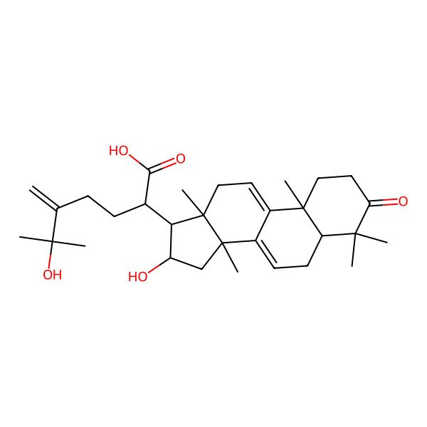 2D Structure of 25-hydroxypolyporenic acid C