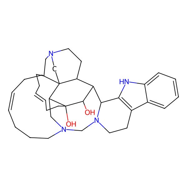 2D Structure of 1,13,27,37-Tetrazaoctacyclo[20.16.2.19,13.09,40.010,24.025,37.026,34.028,33]hentetraconta-5,18,26(34),28,30,32-hexaene-22,23-diol