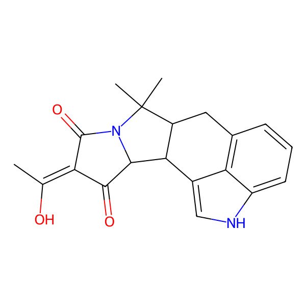 2D Structure of alpha-Cyclopiazonic acid