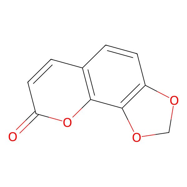 2D Structure of 8H-1,3-Dioxolo[4,5-h][1]benzopyran-8-one
