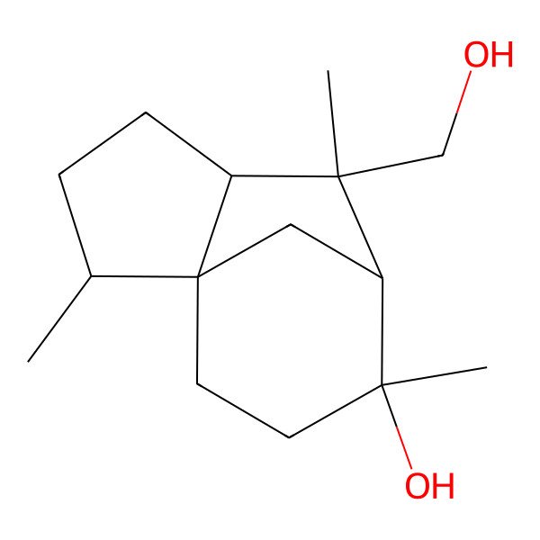 2D Structure of 8S,13-Cedranediol