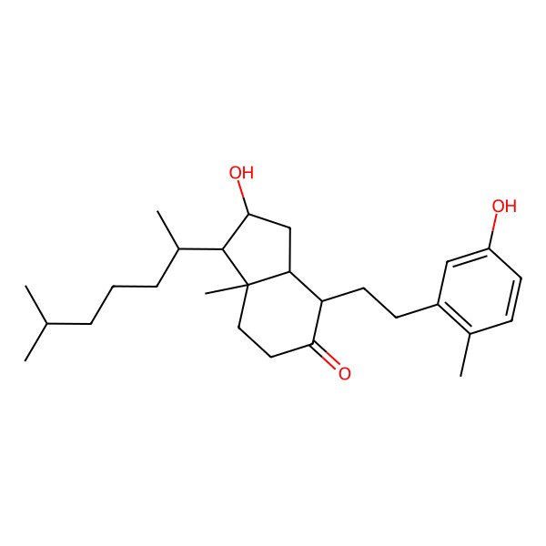 2D Structure of (8S,16S)-3,16-dihydroxy-9,10-seco-1,3,5(10)-cholestatrien-9-one