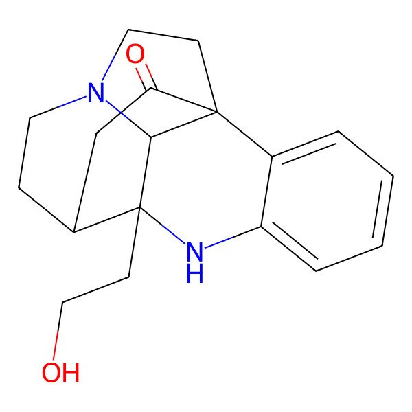 2D Structure of 9-(2-Hydroxyethyl)-8,11-diazapentacyclo[9.5.2.01,10.02,7.09,14]octadeca-2,4,6-trien-16-one