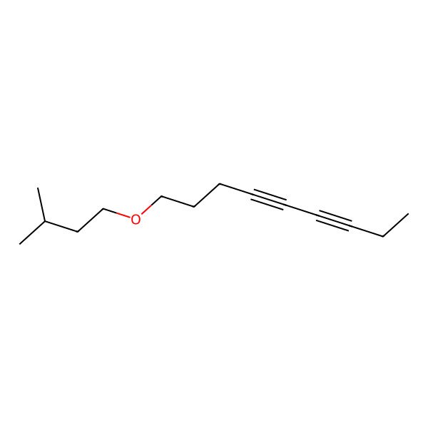 2D Structure of 9-(3-Methylbutoxy)nona-3,5-diyne 2D Structure of 9-(3-Methylbutoxy)nona-3,5-diyne