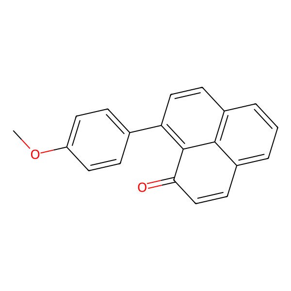 2D Structure of 9-(4-Methoxyphenyl)phenalen-1-one
