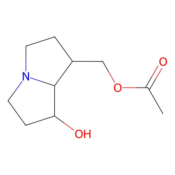 2D Structure of 9-Acetylplatynecine