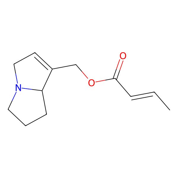 2D Structure of 9-(Butyryl-2-ene) supinidine