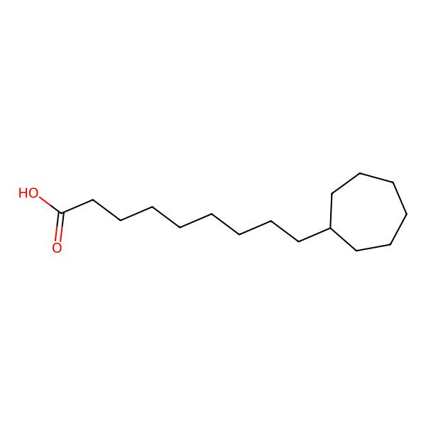 2D Structure of 9-Cycloheptylnonanoic acid