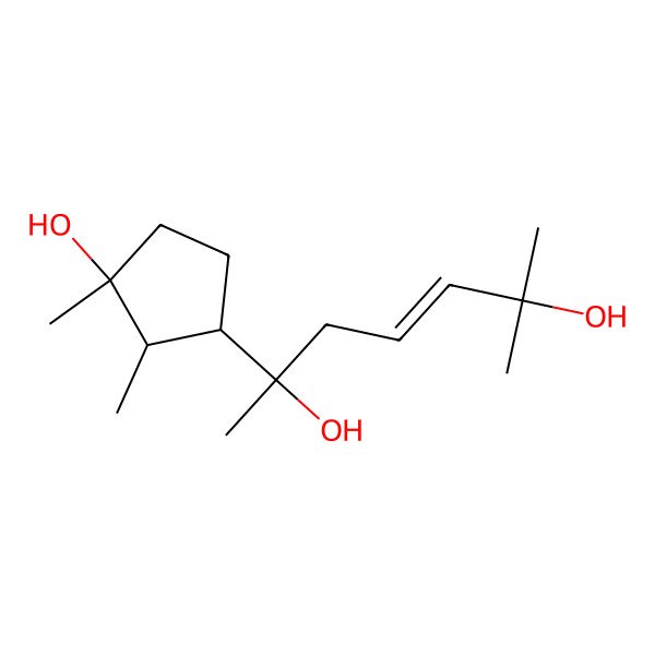 2D Structure of 9-Cycloneren-3,7,11-triol