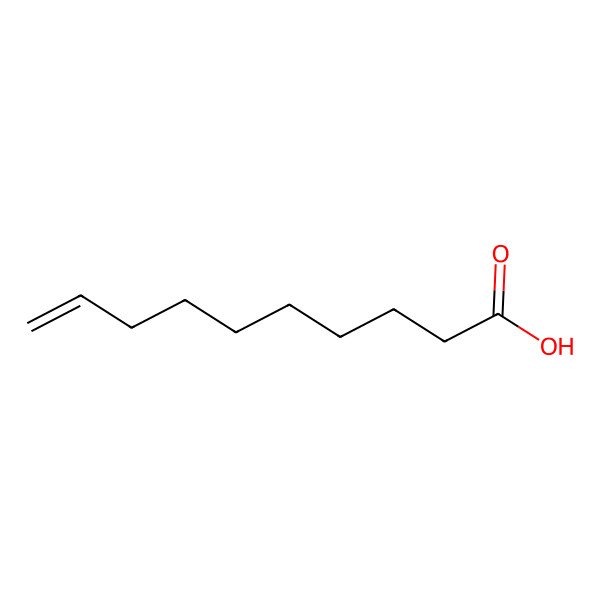 2D Structure of 9-Decenoic acid