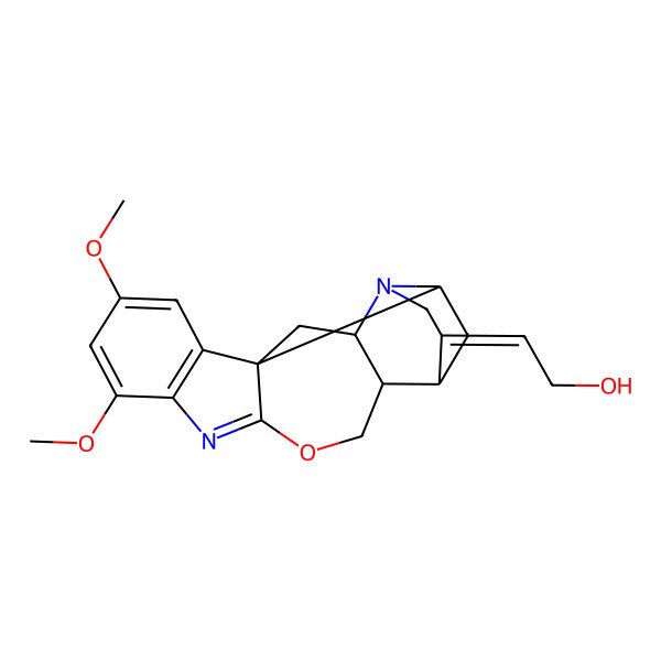 2D Structure of 9-Demethoxy-18-demethylgardneramine