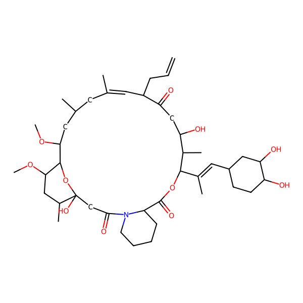 2D Structure of 9-Deoxo-31-O-demethyl FK506