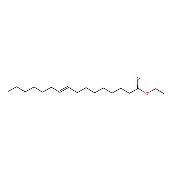 2D Structure of 9-Hexacecenoic acid ethyl ester