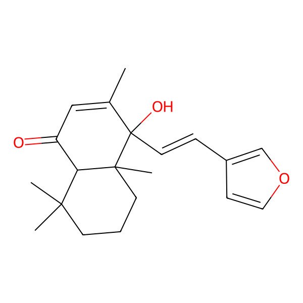 2D Structure of 9-Hydroxy hedychenone