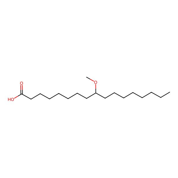 2D Structure of 9-Methoxy-heptadecanoic acid