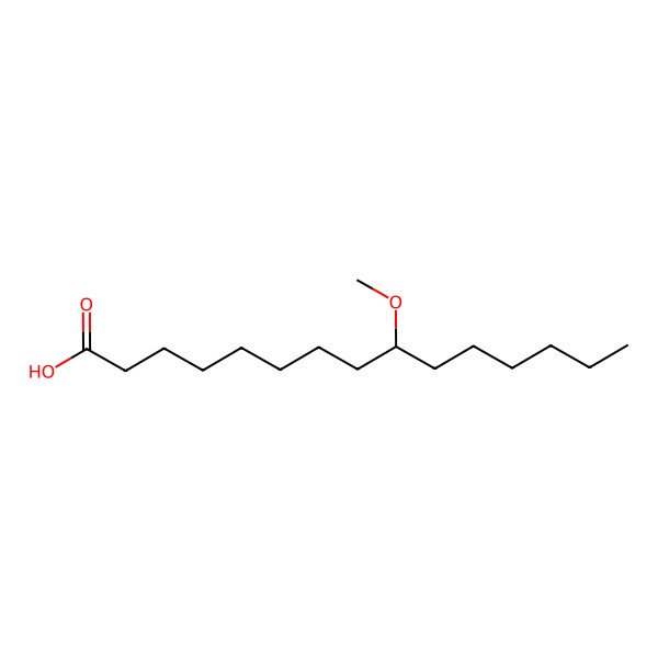2D Structure of 9-Methoxy-pentadecanoic acid