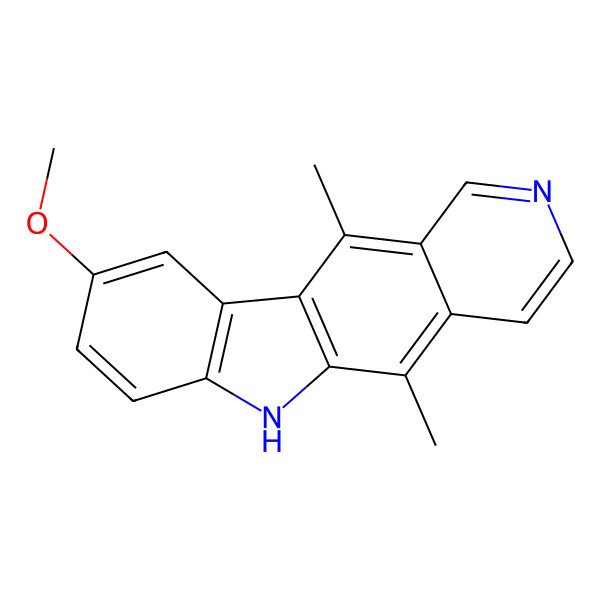 2D Structure of 9-Methoxyellipticine 2D Structure of 9-Methoxyellipticine