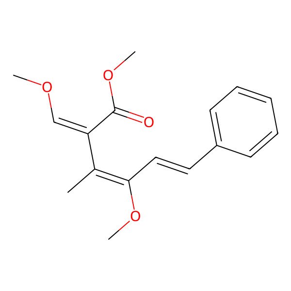 2D Structure of 9-Methoxystrobilurin A