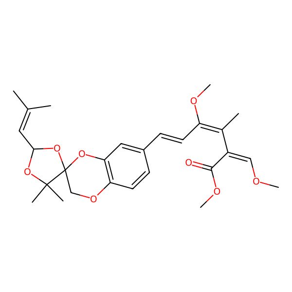 2D Structure of 9-Methoxystrobilurin E