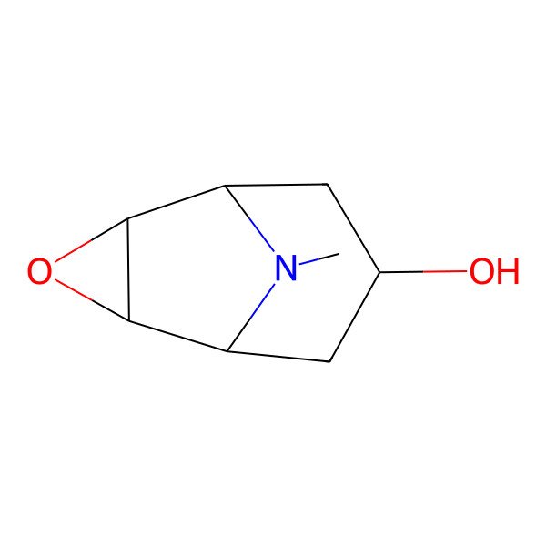 2D Structure of 9-Methyl-3-oxa-9-azatricyclo[3.3.1.02,4]nonan-7-ol