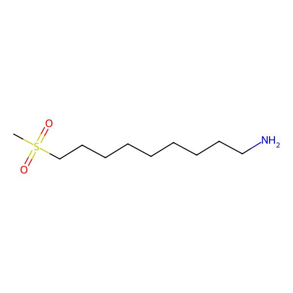 2D Structure of 9-(Methylsulfonyl)nonylamine 2D Structure of 9-(Methylsulfonyl)nonylamine