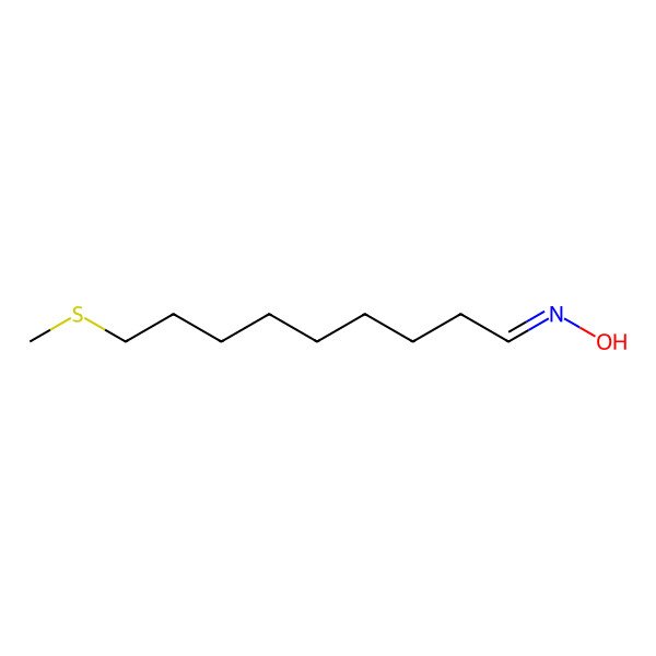 2D Structure of 9-Methylthiononanaldoxime