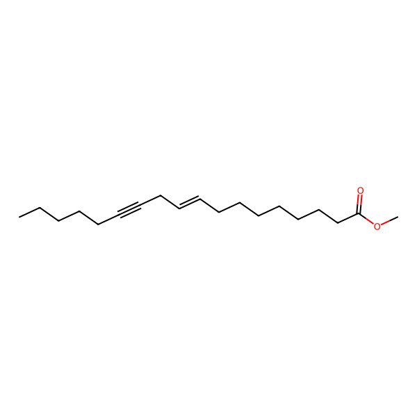 2D Structure of 9-Octadecen-12-ynoic acid, methyl ester, (9Z)-