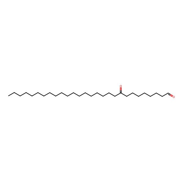 2D Structure of 9-Oxooctacosanal