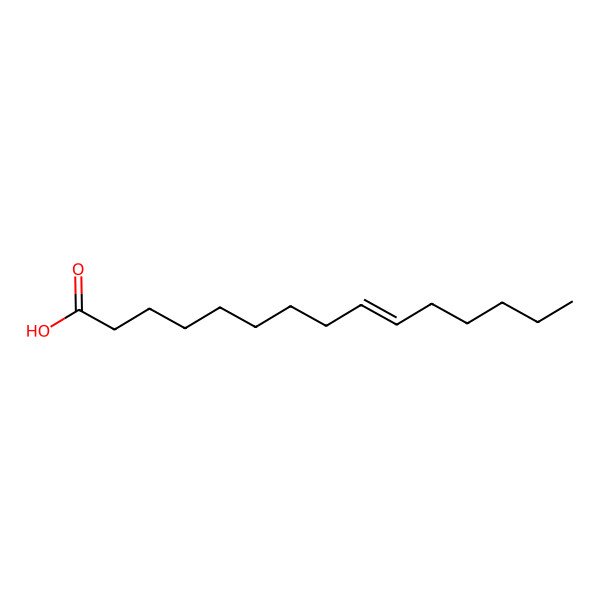 2D Structure of 9-Pentadecenoic acid