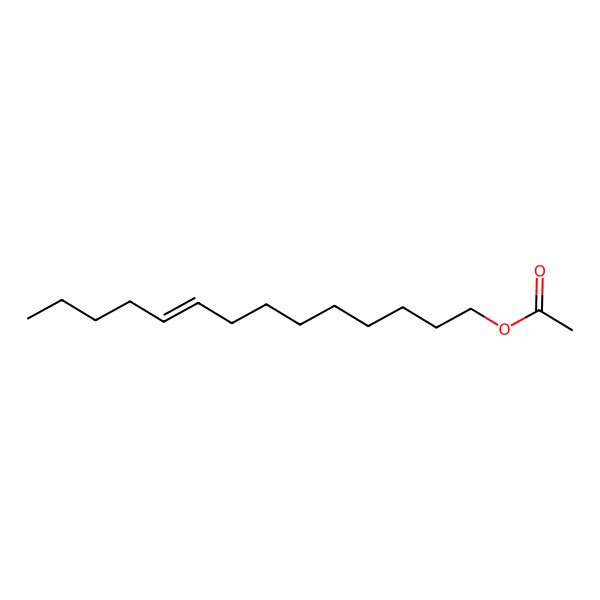 2D Structure of 9-Tetradecen-1-ol, acetate