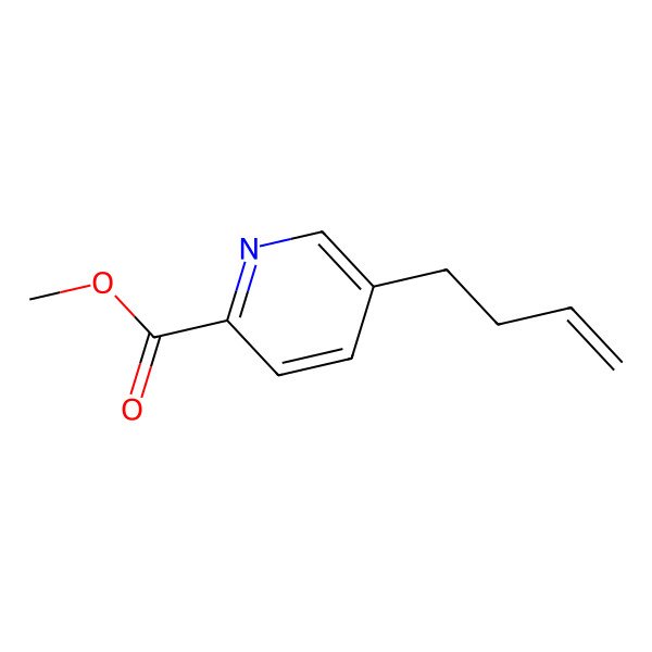 2D Structure of 9,10-Dehydrofusaric acid methyl ester