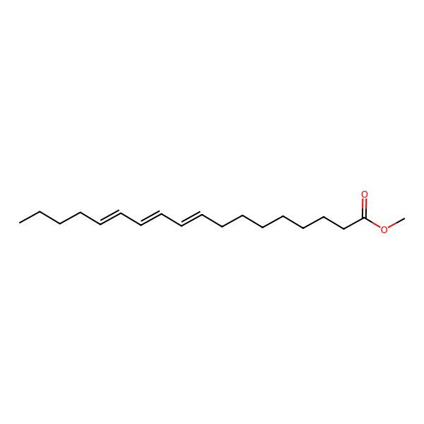 2D Structure of 9,11,13-Octadecatrienoic acid, methyl ester