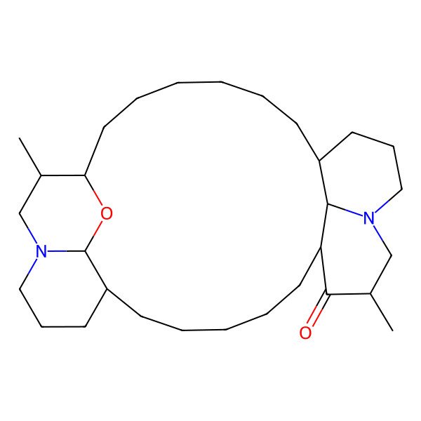 2D Structure of 9,23-Dimethyl-30-oxa-11,25-diazapentacyclo[20.6.2.17,11.025,29.015,31]hentriacontan-8-one