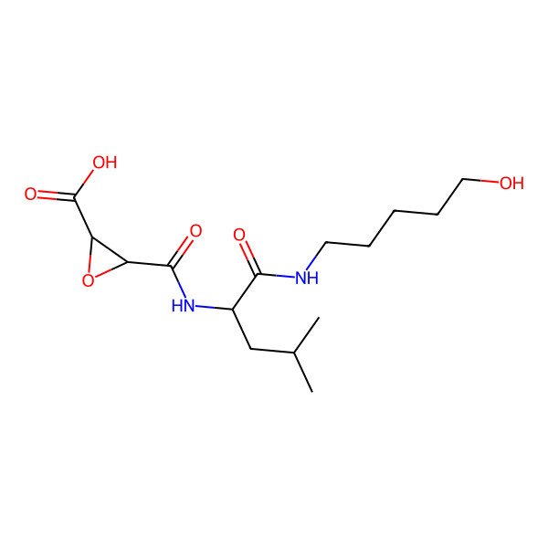 2D Structure of 3-[Hydroxy({1-hydroxy-1-[(5-hydroxypentyl)imino]-4-methylpentan-2-yl}imino)methyl]oxirane-2-carboxylic acid