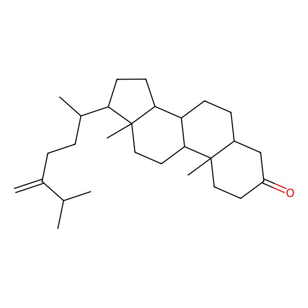 2D Structure of 10,13-Dimethyl-17-(6-methyl-5-methylideneheptan-2-yl)-1,2,4,5,6,7,8,9,11,12,14,15,16,17-tetradecahydrocyclopenta[a]phenanthren-3-one