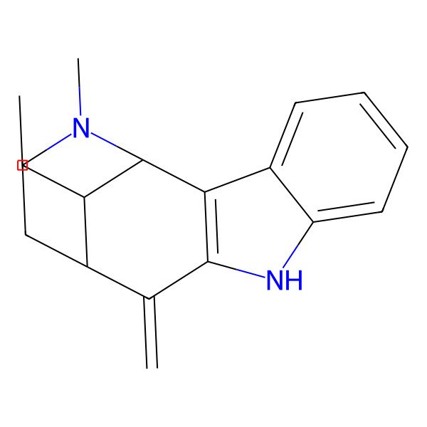 2D Structure of (1R,12S,16R)-16-ethyl-15-methyl-11-methylidene-9,15-diazatetracyclo[10.3.1.02,10.03,8]hexadeca-2(10),3,5,7-tetraene