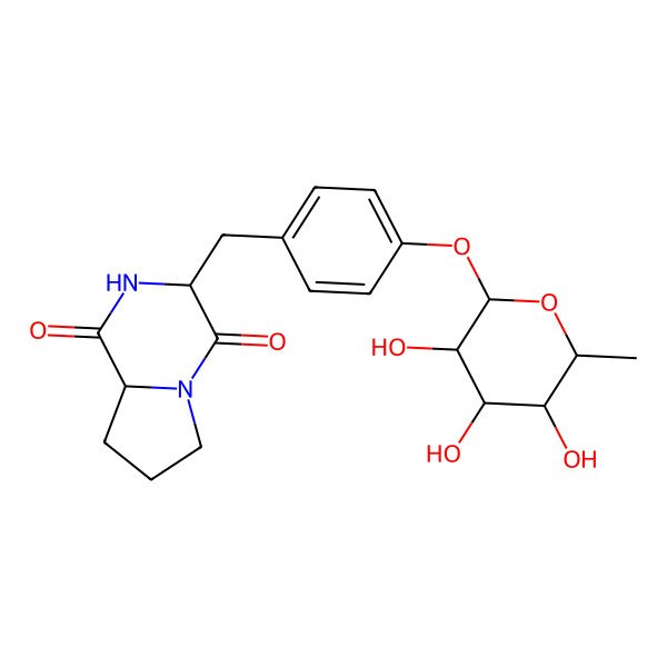 2D Structure of Maculosin-O-alpha-L-rhamnopyranoside