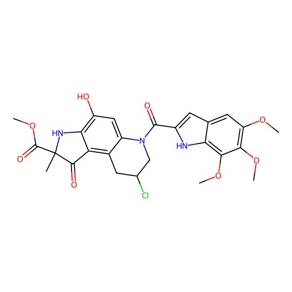 2D Structure of Duocarmycin C1