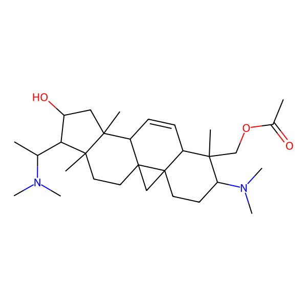 2D Structure of (-)-31-Acetylcyclomicrophylline-A